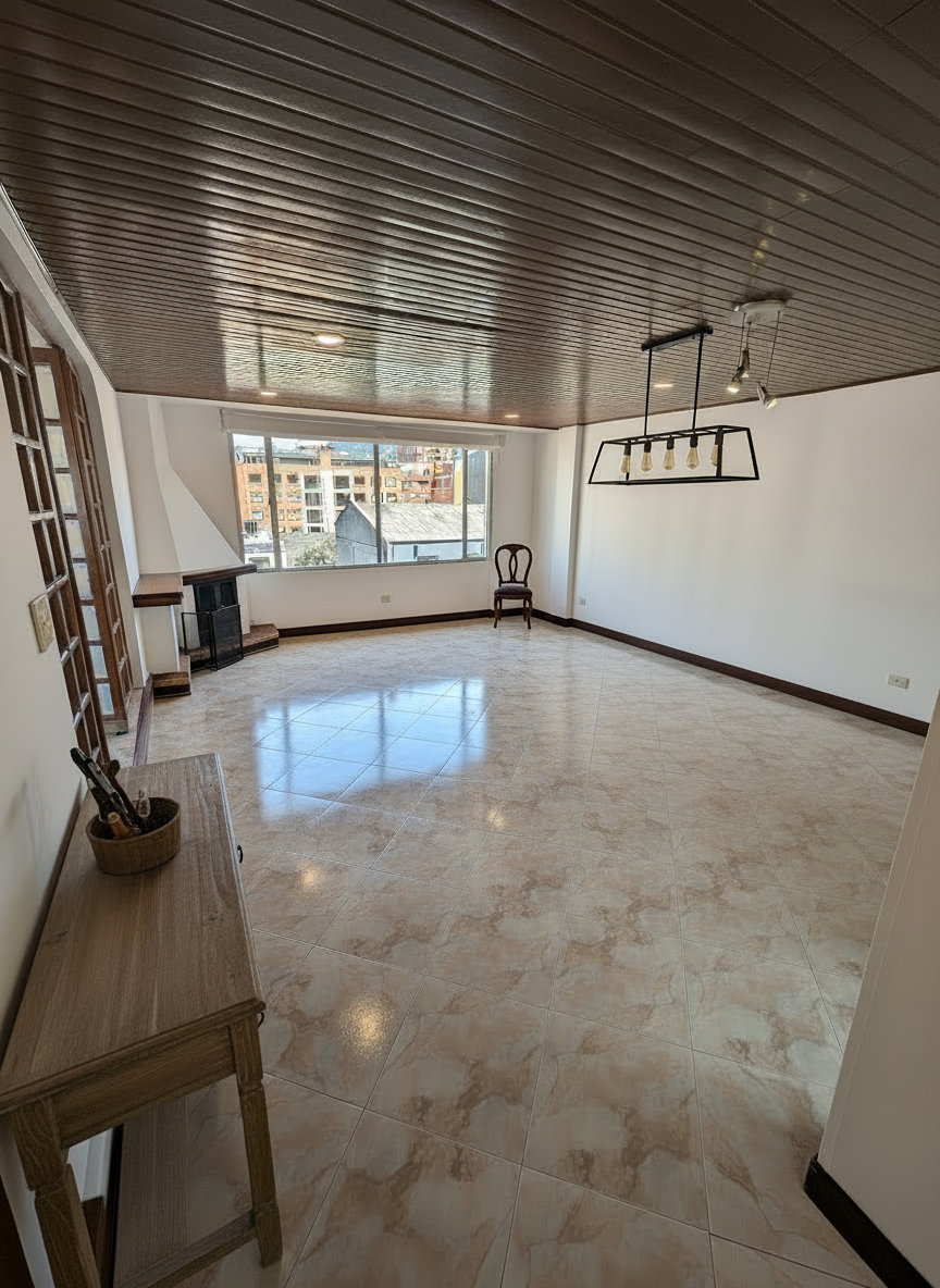 Sala sin amueblar